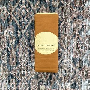 Copper Pearl | jersey knit swaddle blanket 46x46